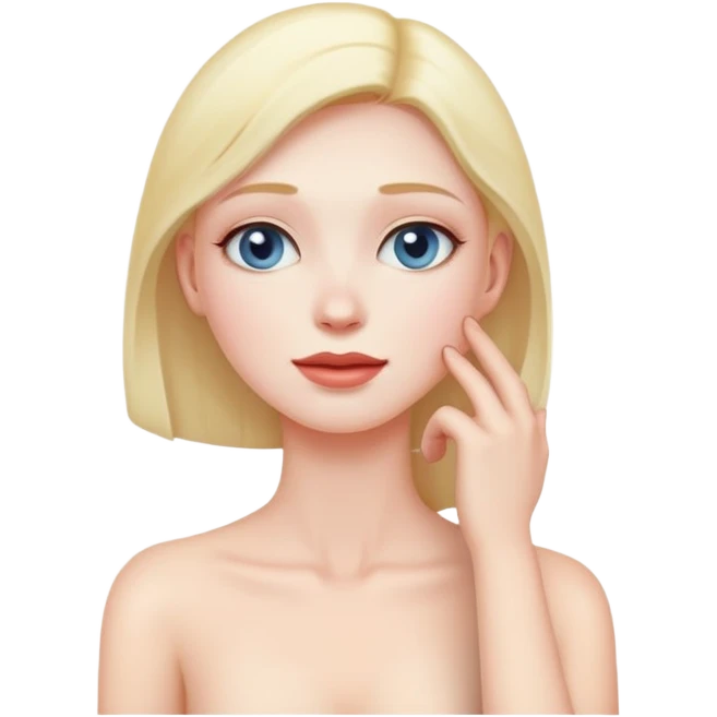 Hand over neck  emoji