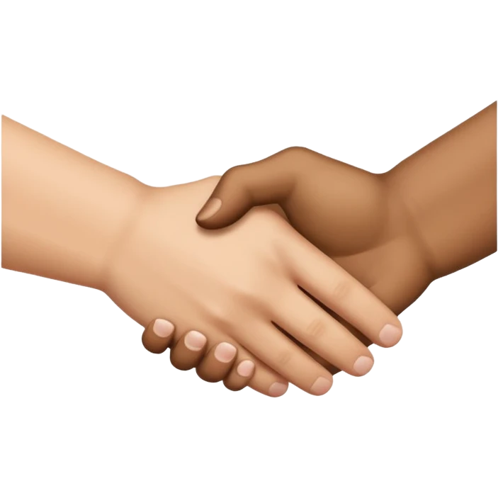 Handshake only hands emoji
