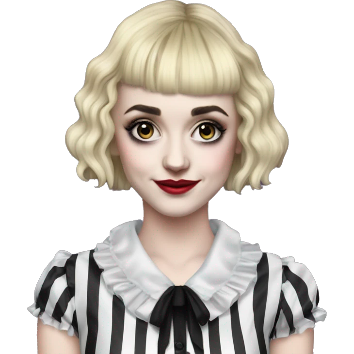 Sophia Anne Caruso is an American actress and singer best known for originating the role of Lydia Deetz in the Broadway musical Beetlejuice,  emoji