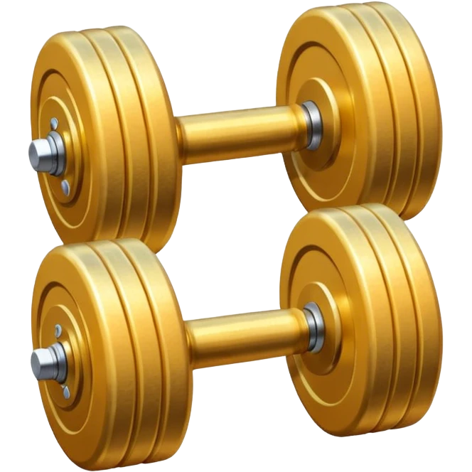 single dumbbell emoji