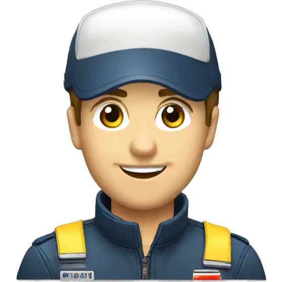 pilote de rallye bravo emoji