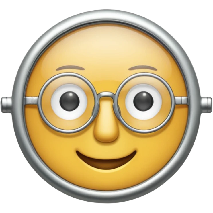 One Monacle glasses emoji