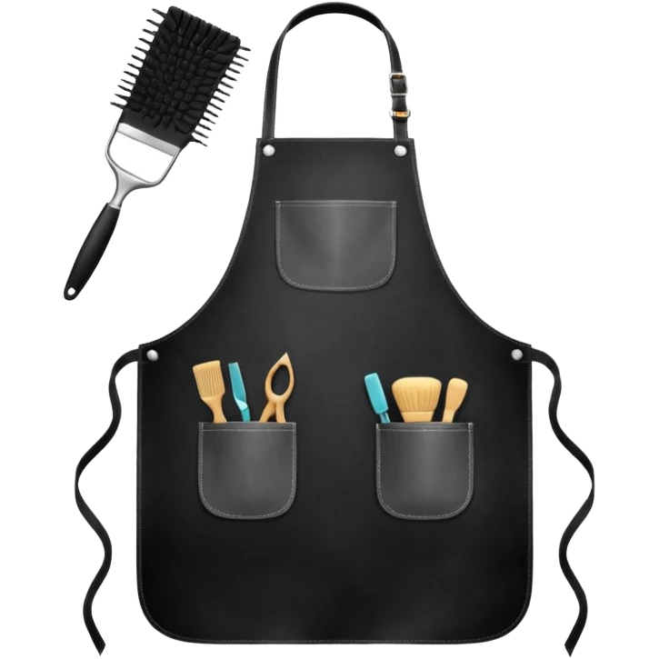 Hairdresser apron emoji