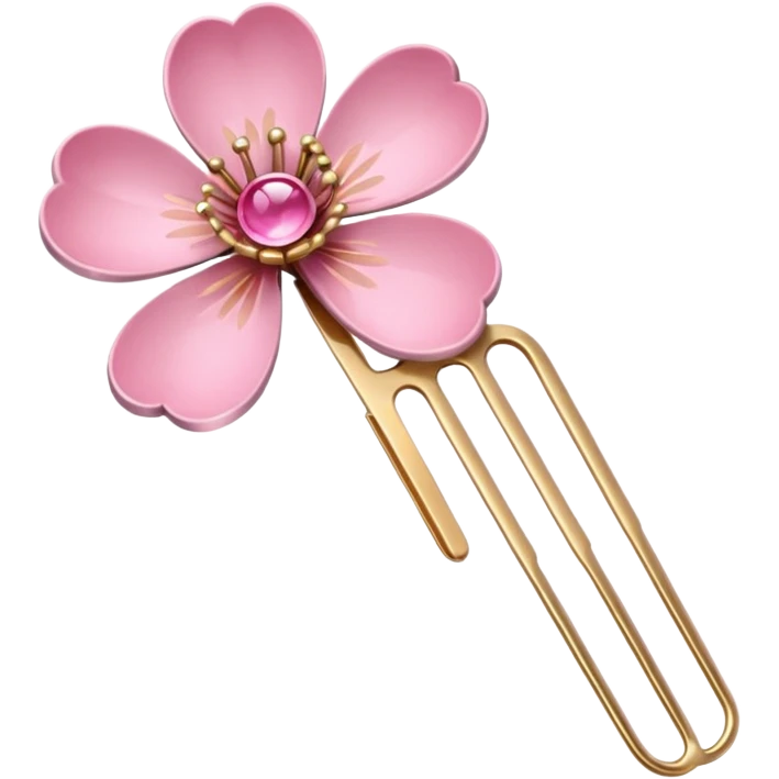 sakura hairpin emoji