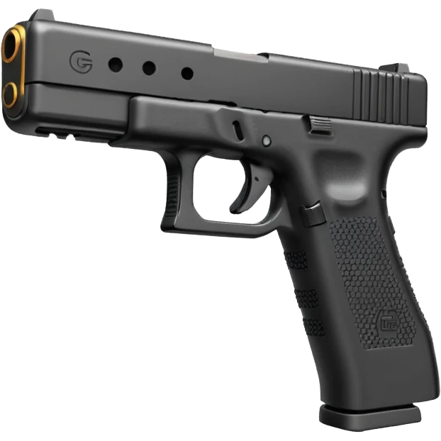 Glock 17 with an extended magazine emoji
