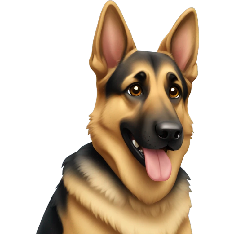 German shepherd emoji