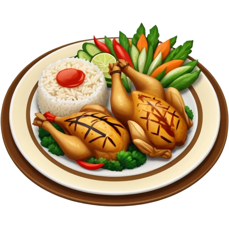 nasi ayam emoji