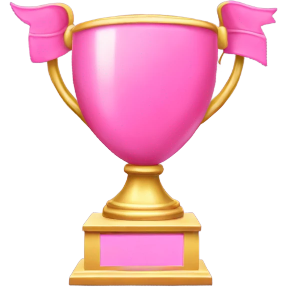 pink award plaque emoji