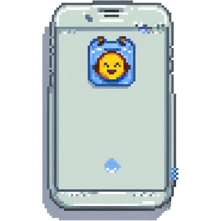 phone emoji in sky blue color emoji