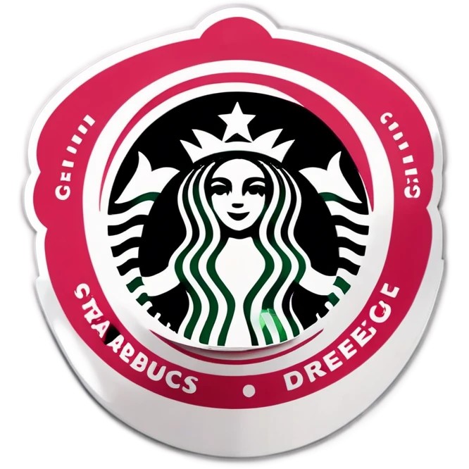 Starbucks  de fresa￼ emoji