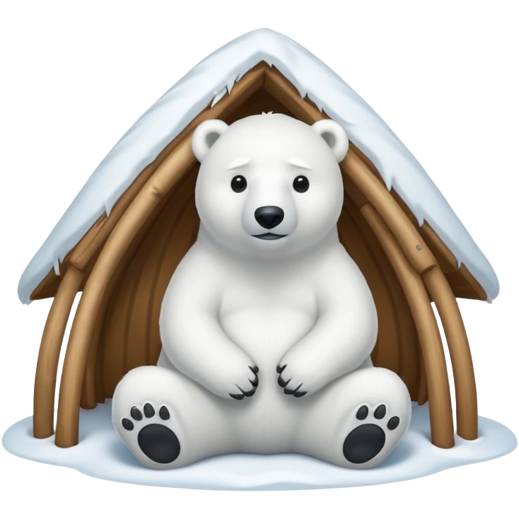polar bear huts emoji