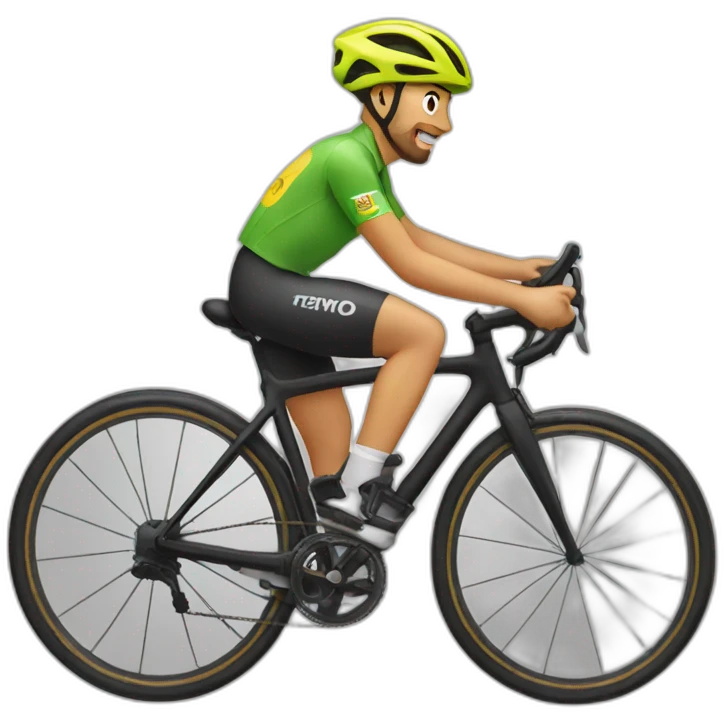 Ciclista cerveza emoji