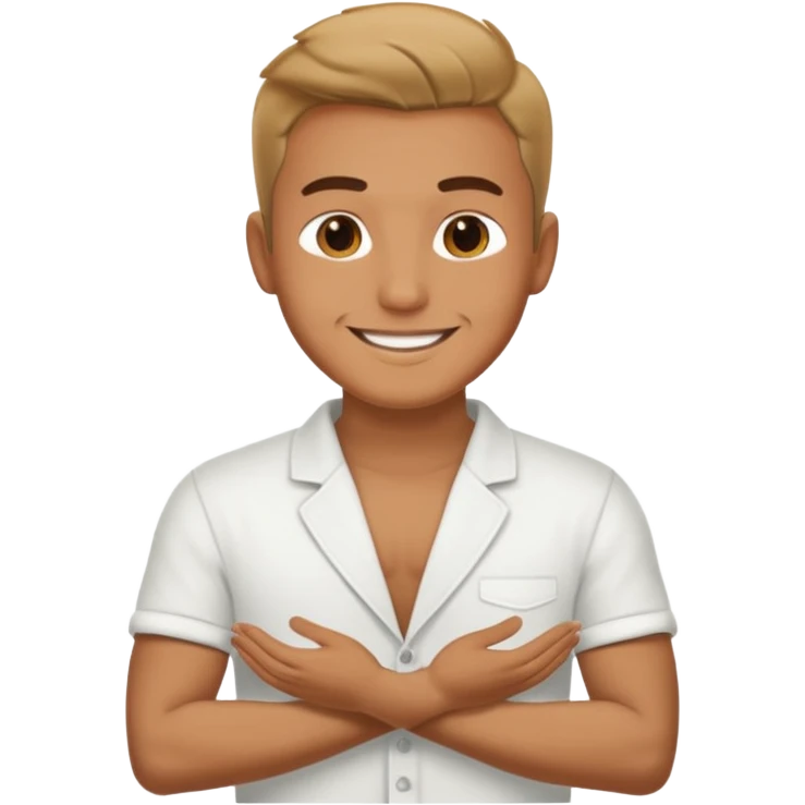 oil massage emoji men wearing clothes  emoji