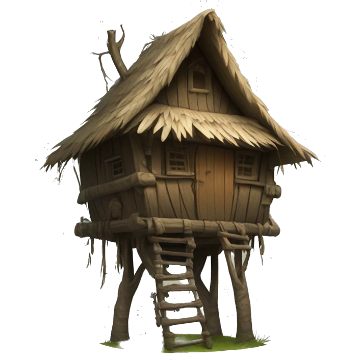 baba yaga’s hut on legs emoji