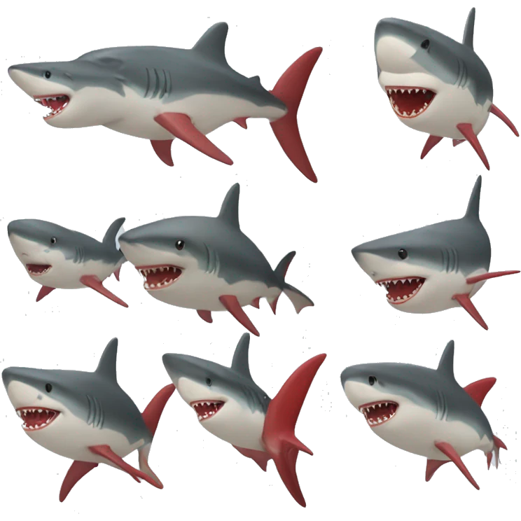 Requin rouge emoji