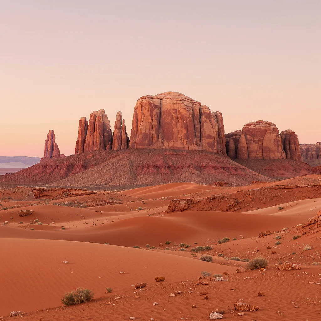 A modern desert mountain, wallpaper, modern emoji