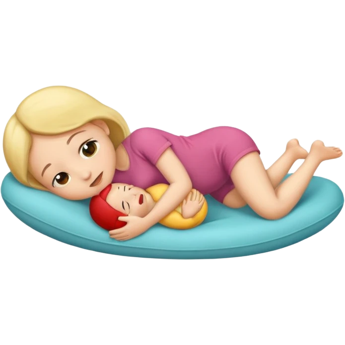 sexual intercourse in fetal position  emoji