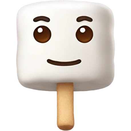 make a marshmallow  emoji