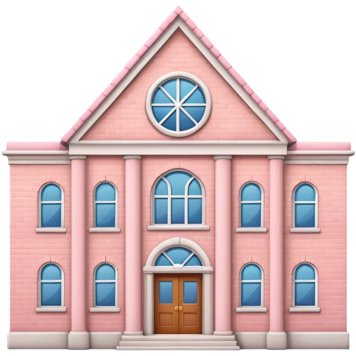 Light pink school  emoji
