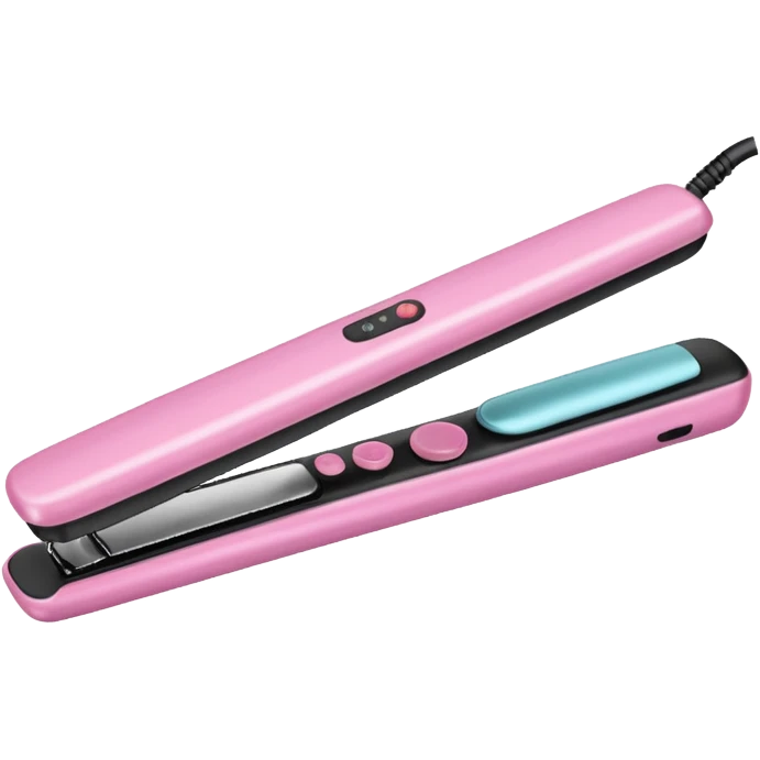 hair straightener emoji