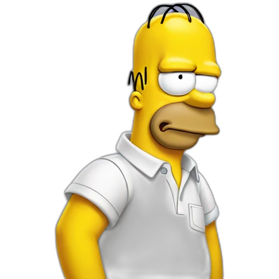 homer simpson hedge emoji