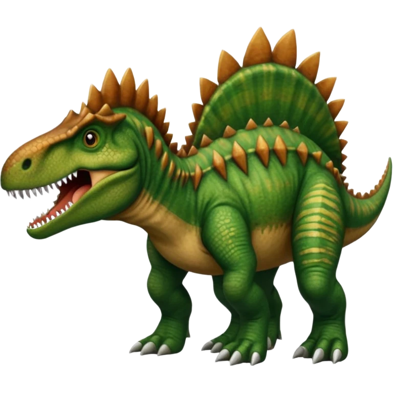 A spinosaurus emoji