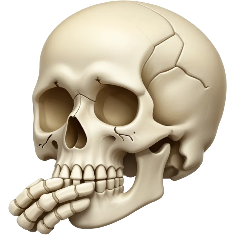 Skull facepalm emoji