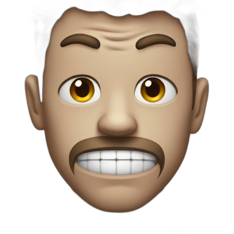 sweat-smile-angry emoji