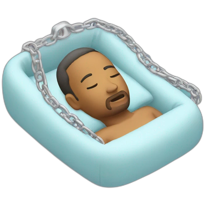 zzz chains neck bed emoji