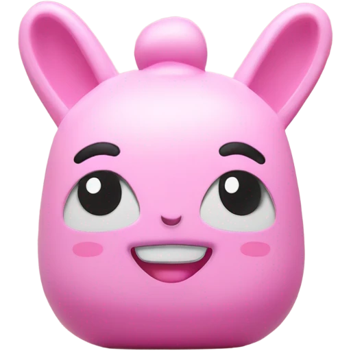Labubu pop mart pink emoji
