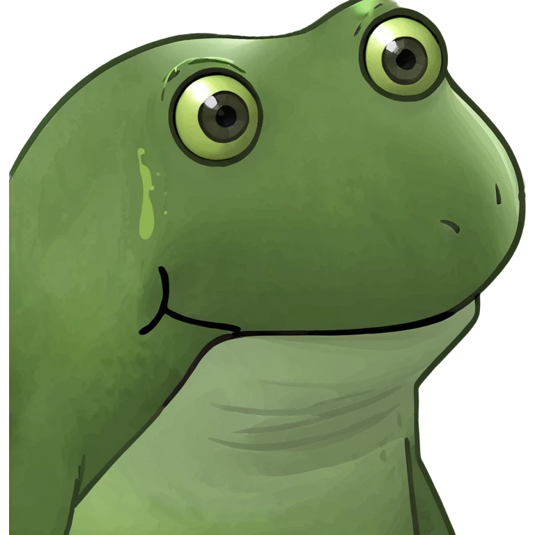 Green splatt emoji