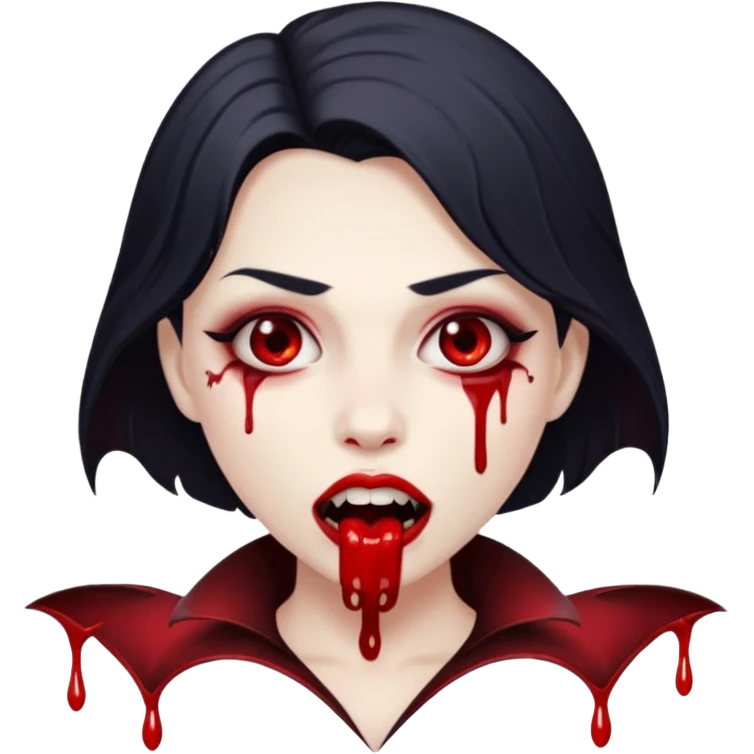 vampire sexy mouth bleedy emoji