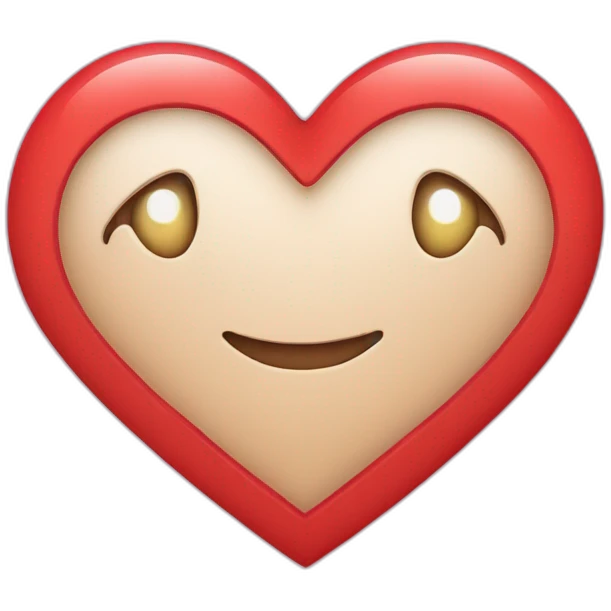 Heart in middle G emoji