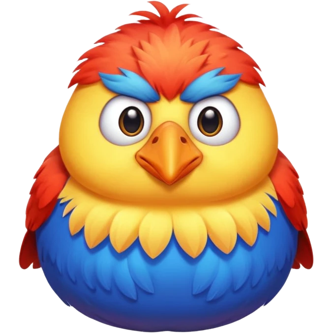 Super fat bird  emoji
