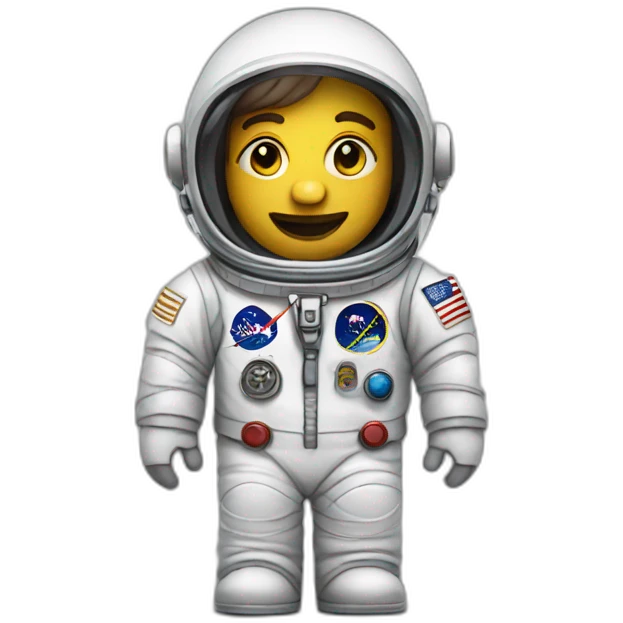 hippie astronaut emoji