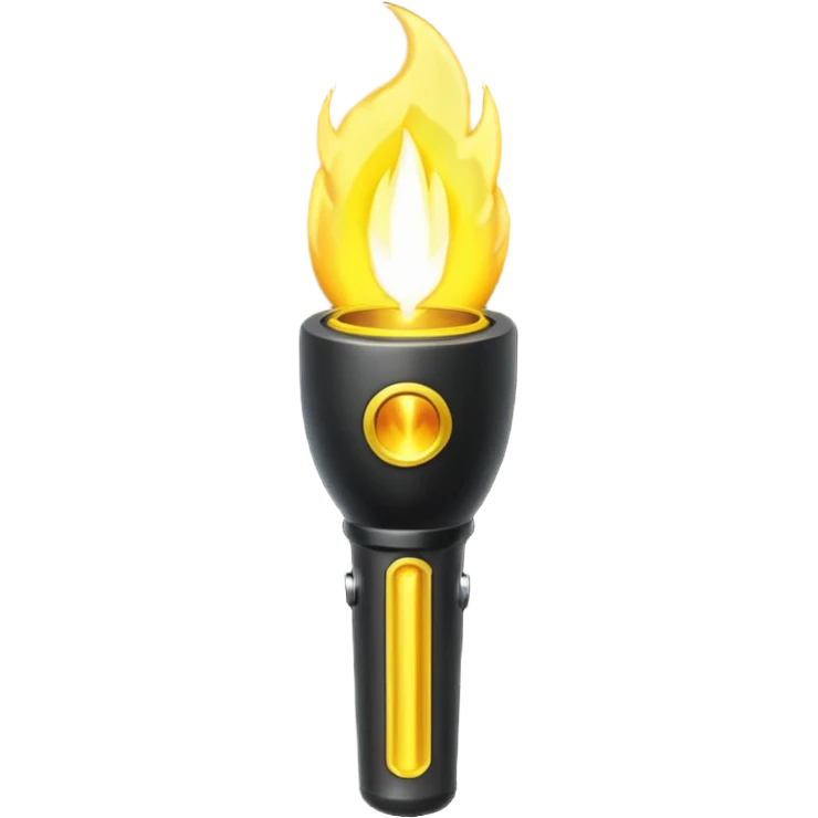 Black torch emoji