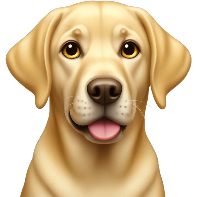 Yellow Labrador  emoji