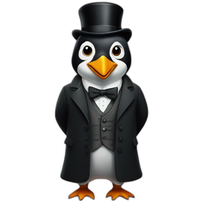 penguin peaky blinders emoji