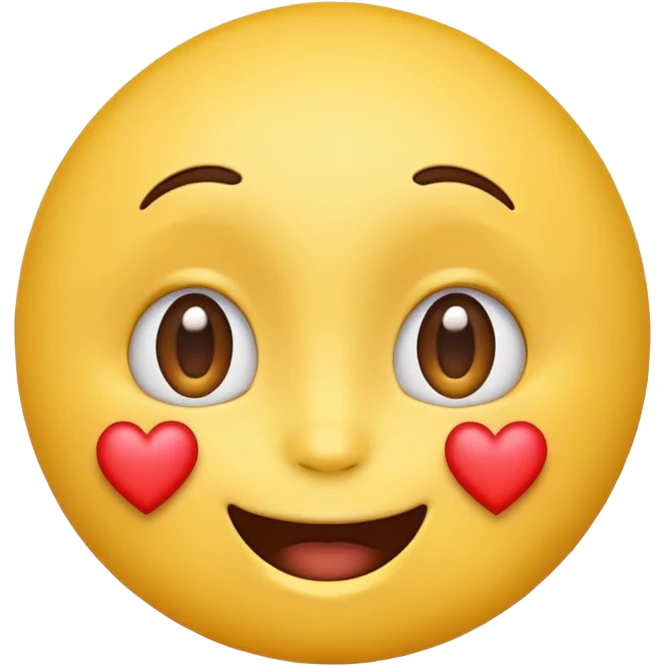 The classic yellow face emoji but he’s friending for something emoji