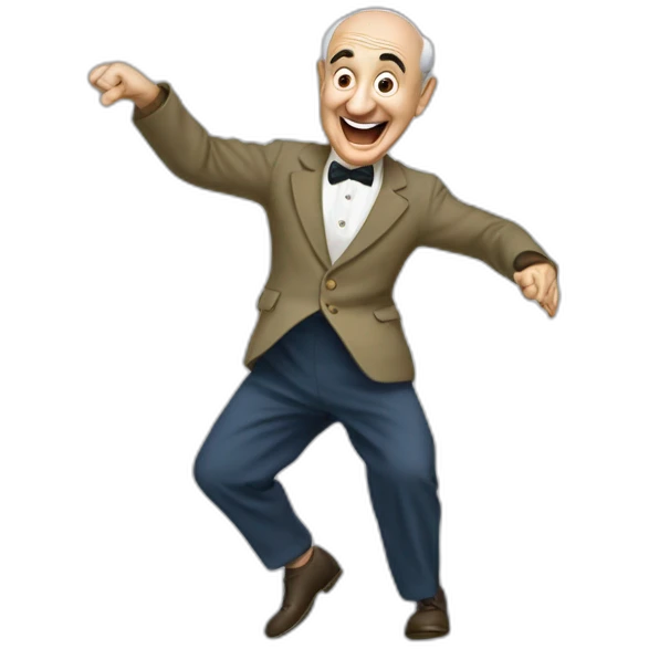 Louis de Funès dancing emoji
