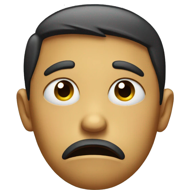 Sad face  emoji