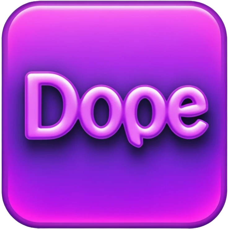 the word dope emoji