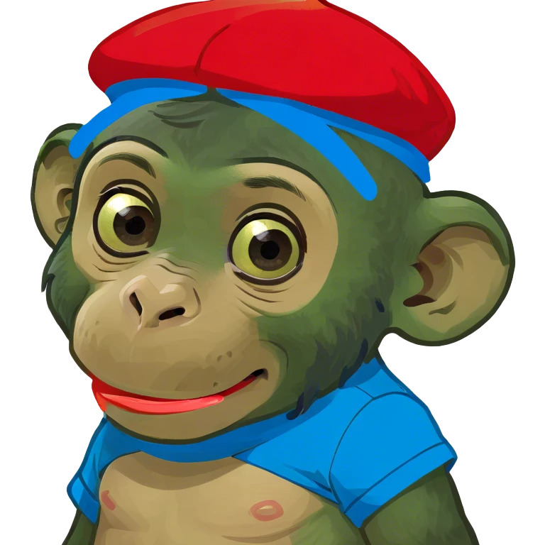 Baby chimp emoji