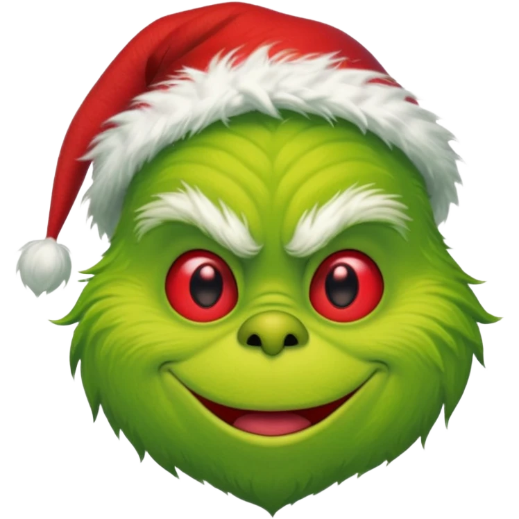 Sneaky grinch emoji