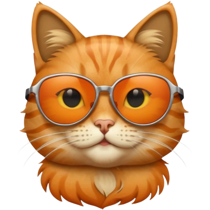 Cat wearing sunglasses emoji