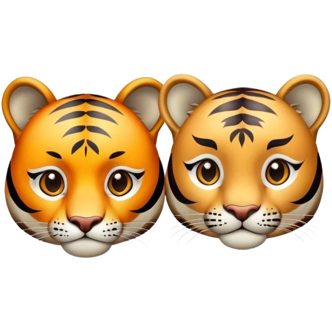 Tigre e pantera emoji