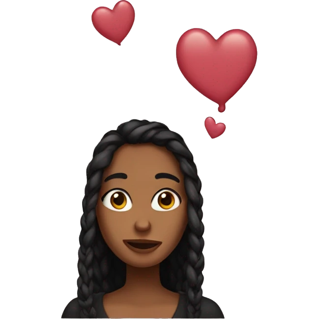 She say love emoji