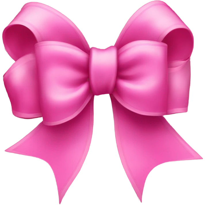 pink bow emoji