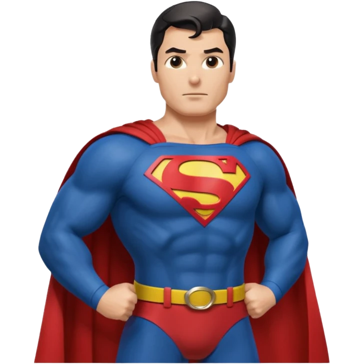 Superman posing emoji