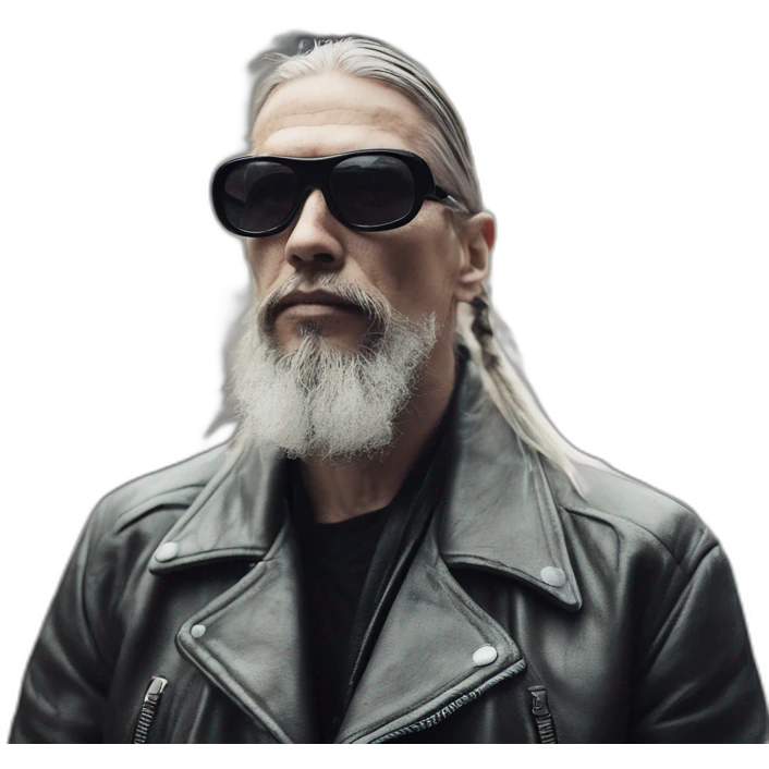 Sven Marquardt outside berghain emoji